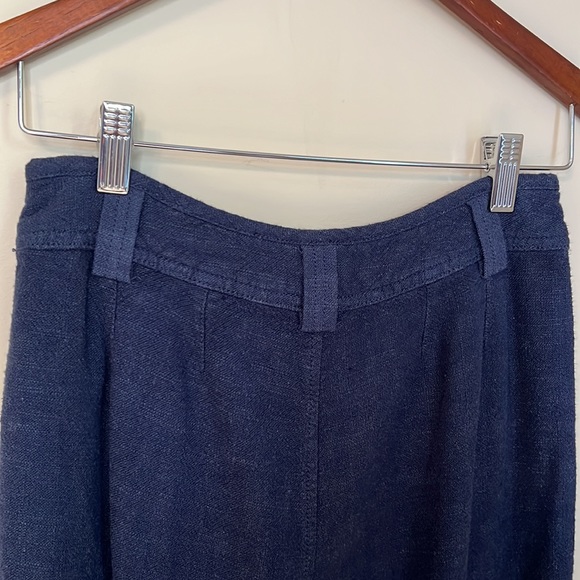 Free People Straight Leg Trouser Navy Blue Size 0 Womens Small - Picture 13 of 15